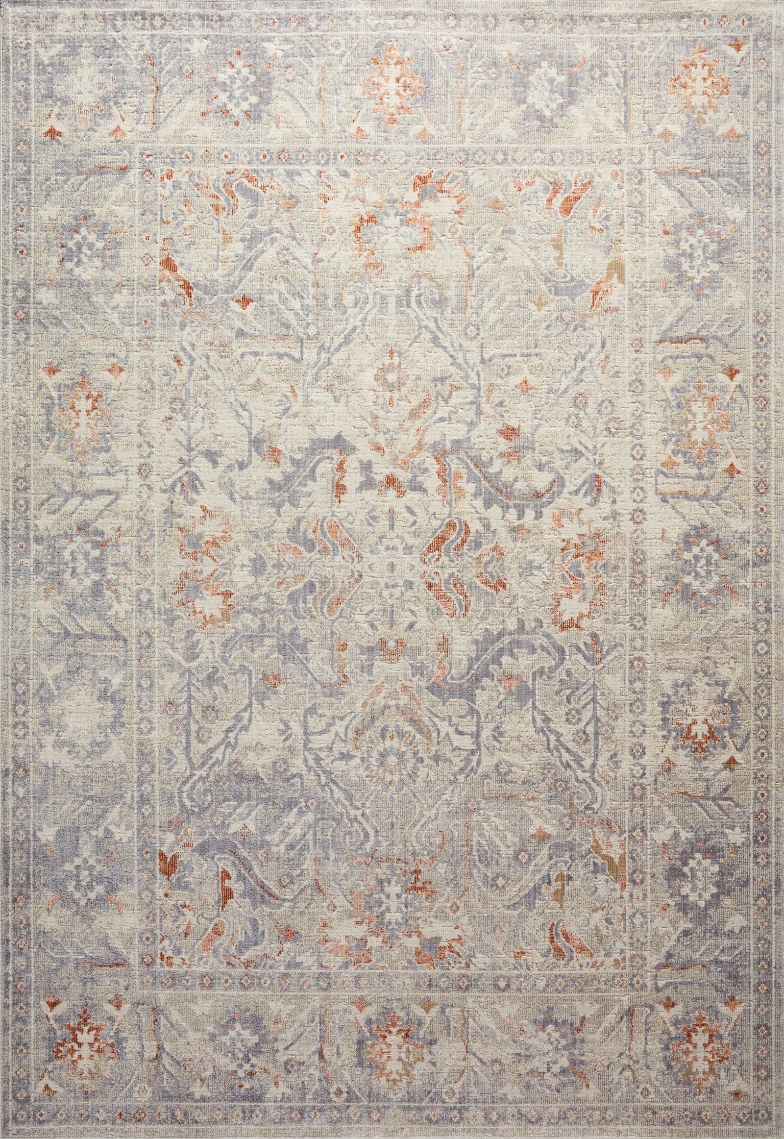 Rosemarie Oatmeal / Lavender — a Loloi rug at Laurie Yapp Home.