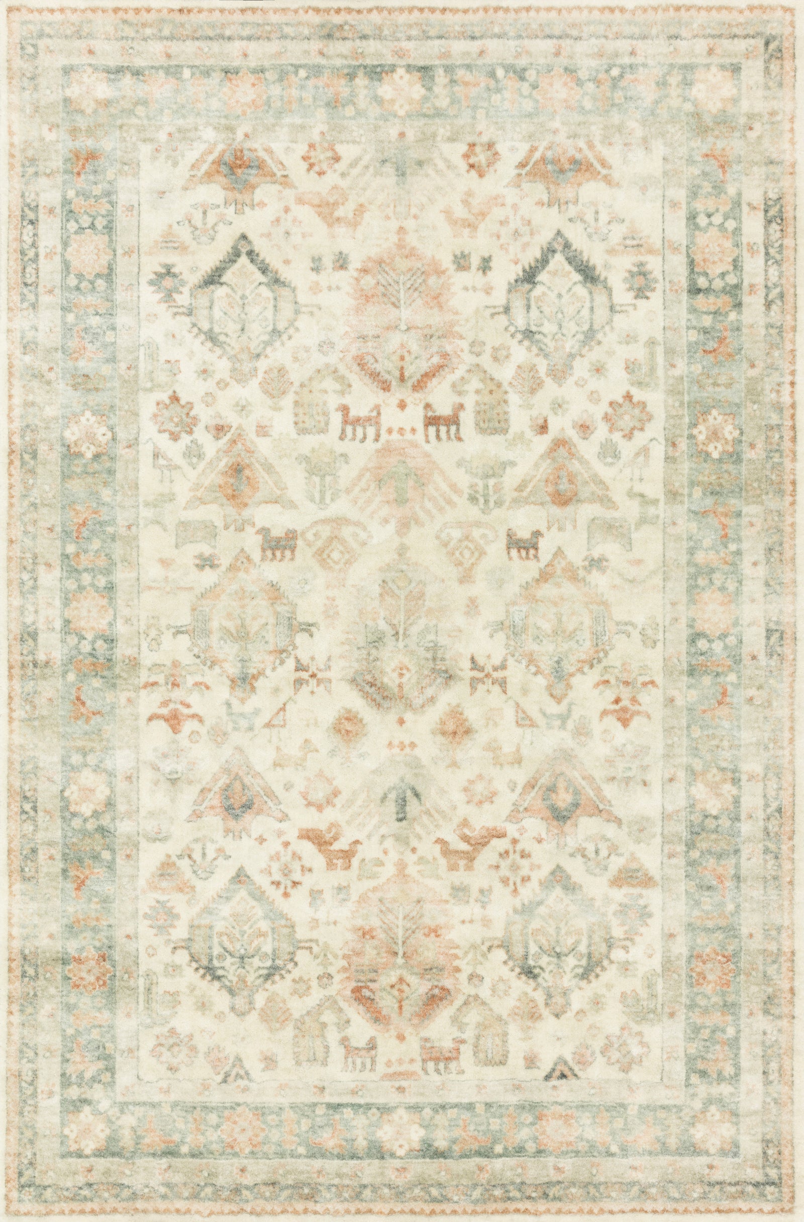 Rosette Beige / Multi — a Loloi rug at Laurie Yapp Home.