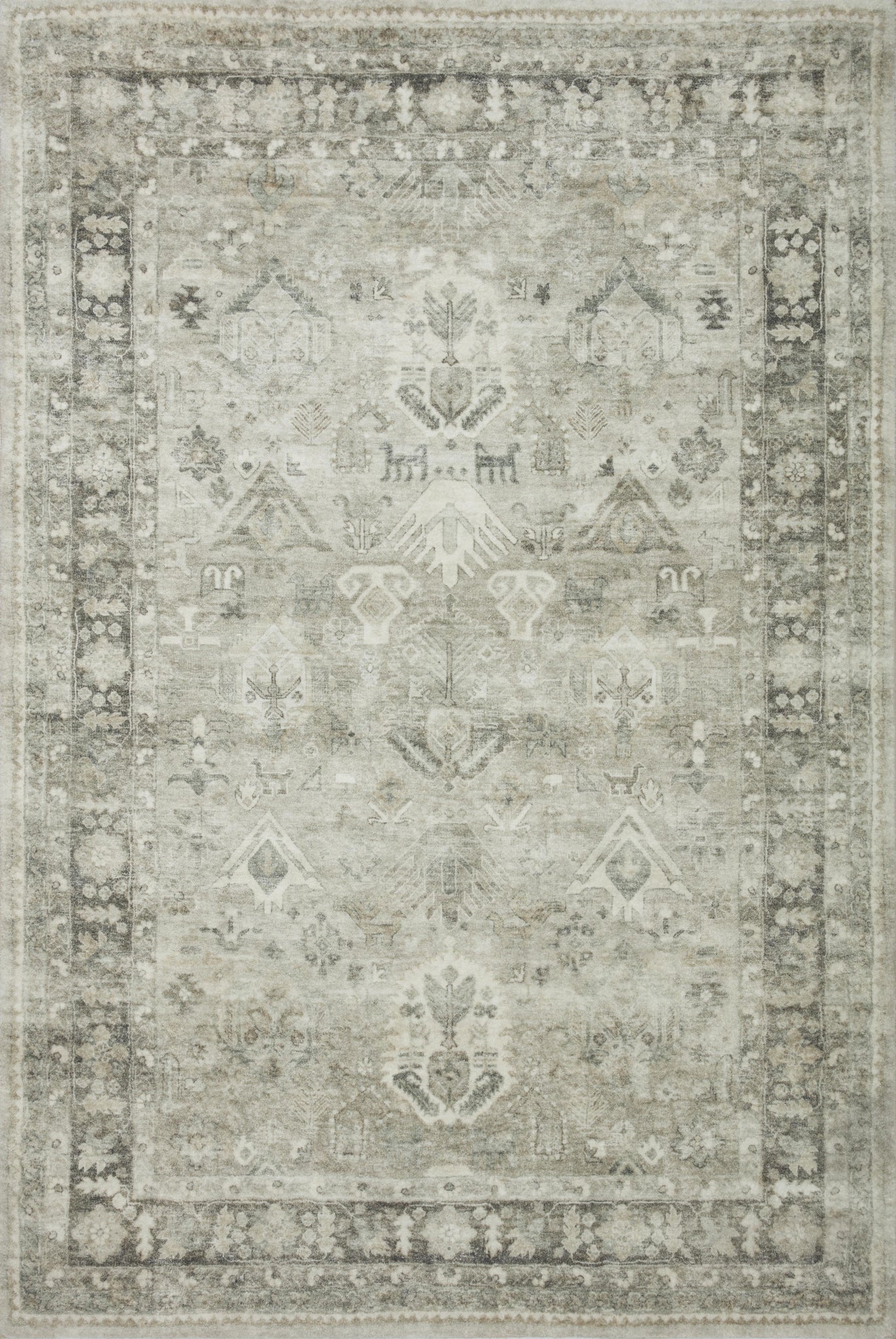Rosette Steel / Graphite — a Loloi rug at Laurie Yapp Home.