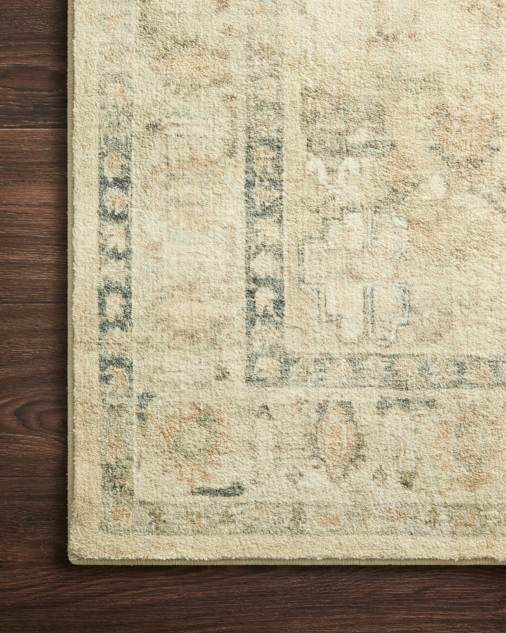 Rosette Sand / Ivory shown from another angle.