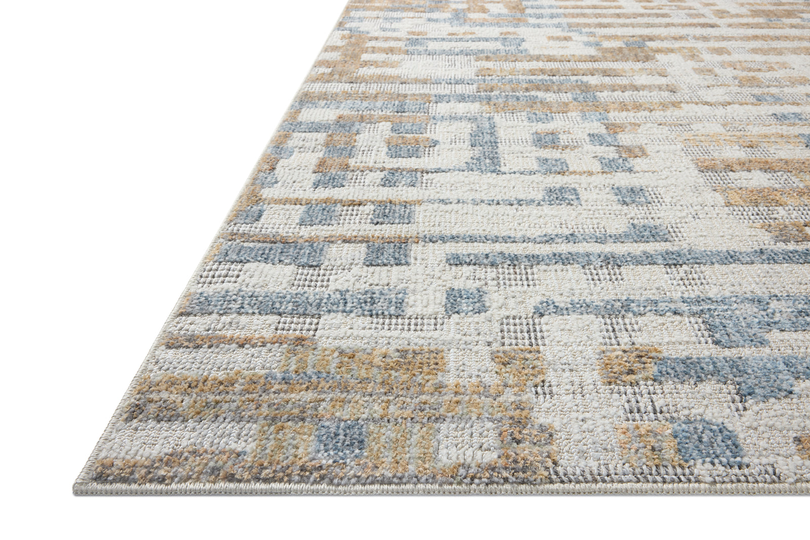 Roxie Ivory / Denim — a Loloi rug at Laurie Yapp Home.