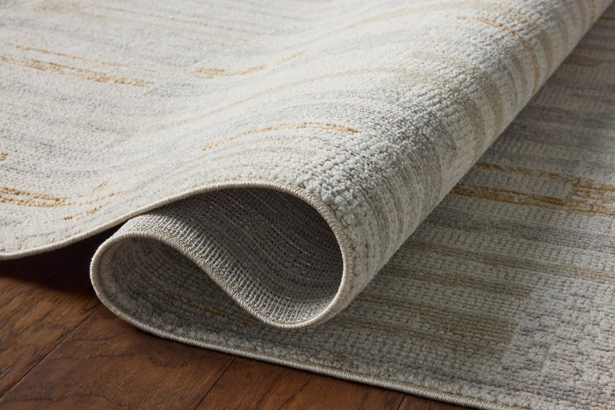 Roxie Natural / Sand shown from a different angle to reveal its pattern.