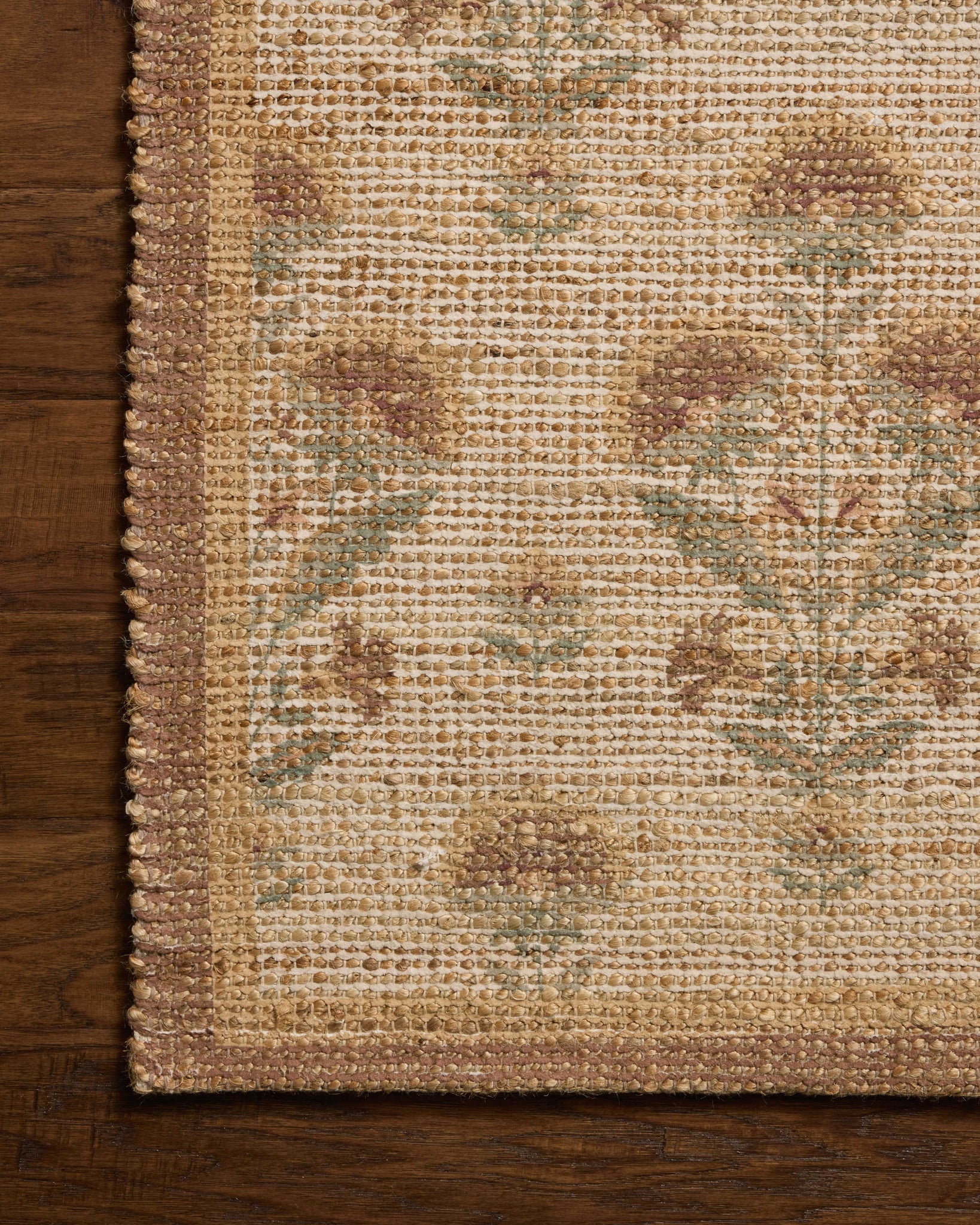 Rue Wheat / Sage shown from a different angle to reveal its pattern.