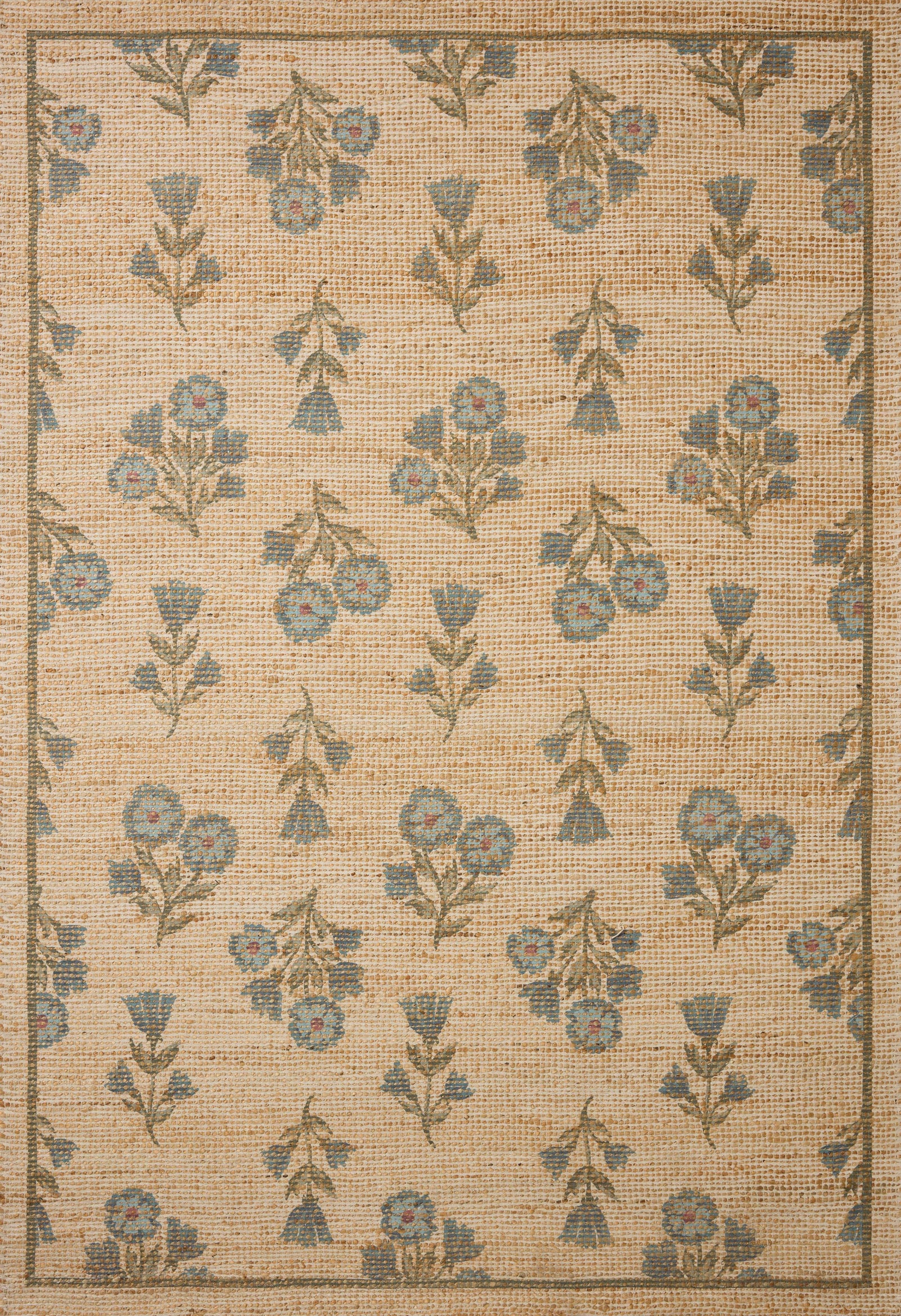 Rue Moss / Blue — a Loloi rug at Laurie Yapp Home.