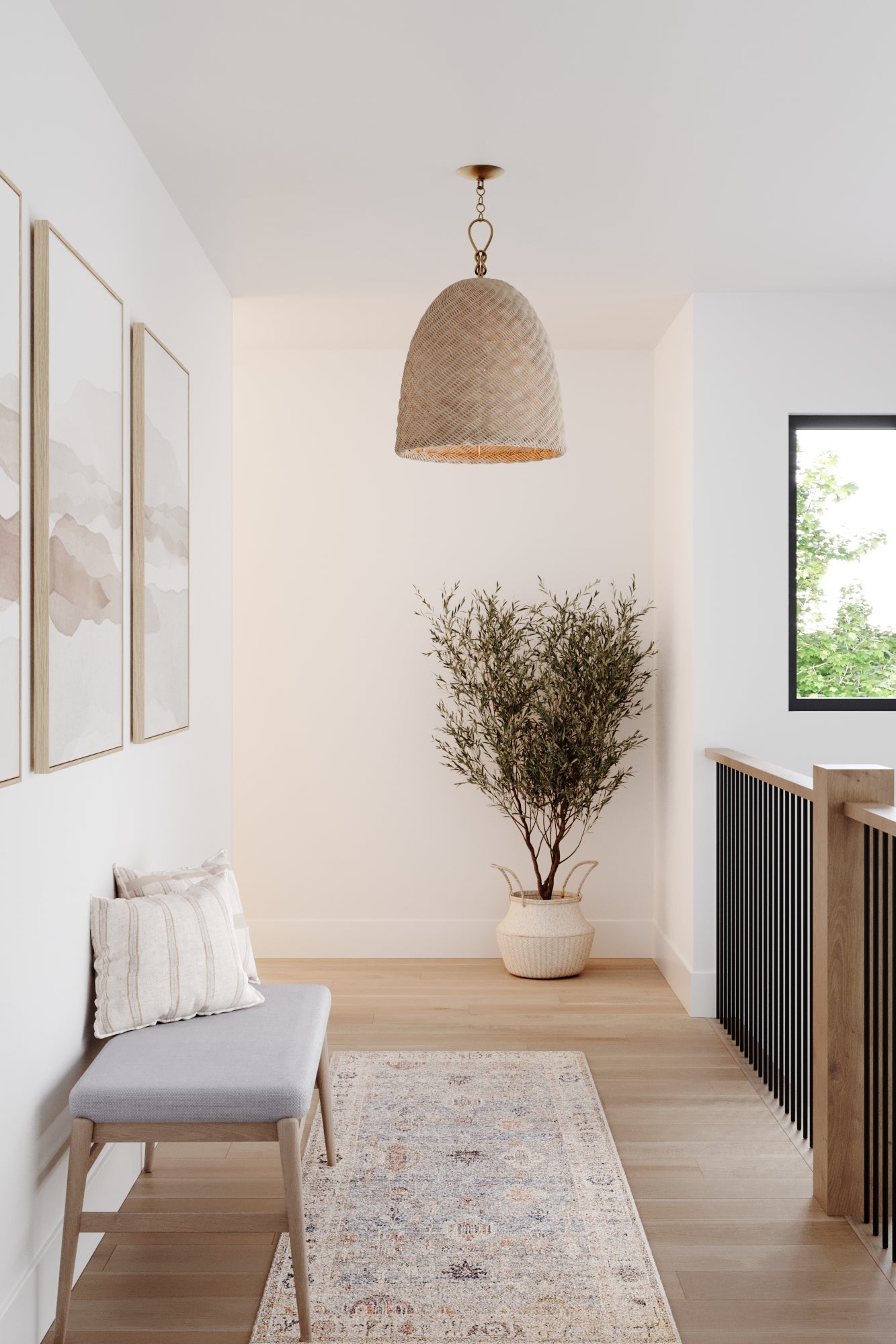 Reina Pendant 21" — a Hudson Valley pendant for kitchens, entries, and dining rooms at Laurie Yapp Home.