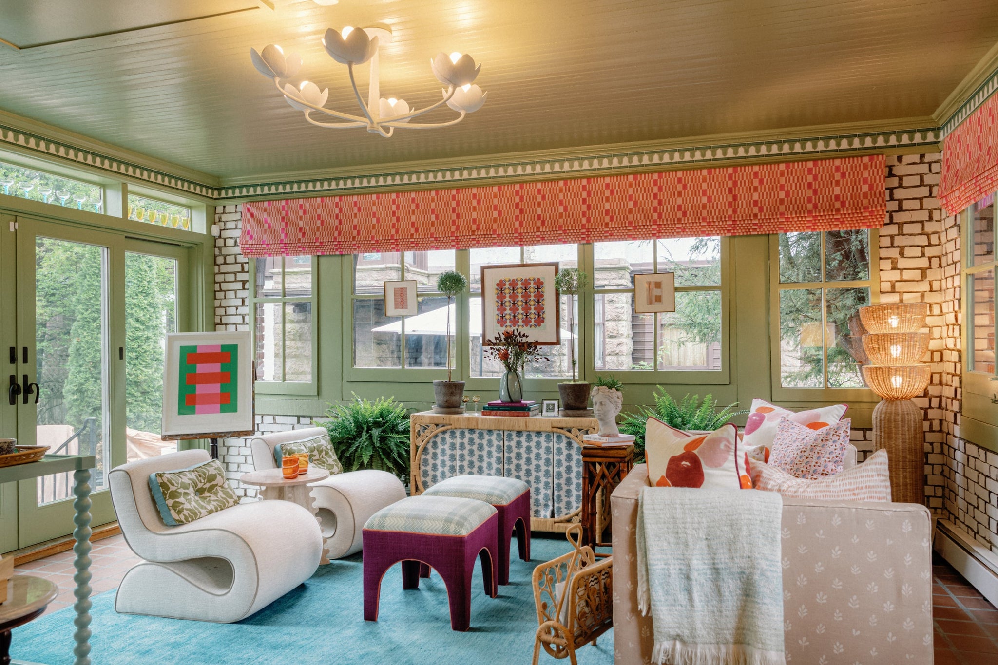 Arcata Chandelier 39.5" styled in a two-story entry for warm, layered light at Laurie Yapp Home.