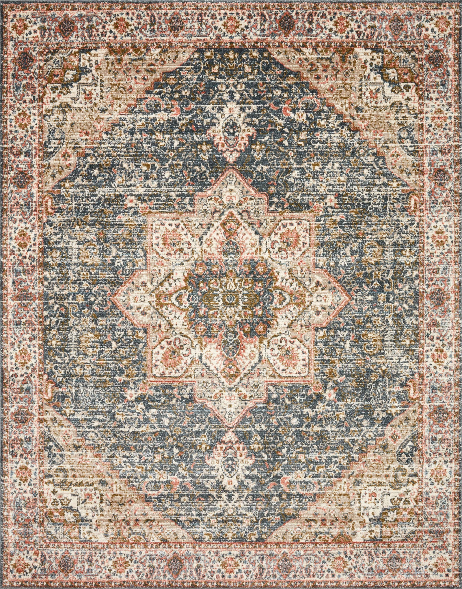 Saban Blue / Multi — a Loloi rug at Laurie Yapp Home.