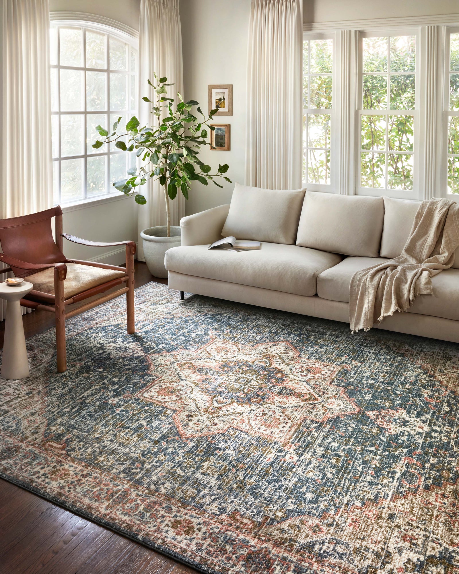 Saban Blue / Multi — a Loloi rug at Laurie Yapp Home.