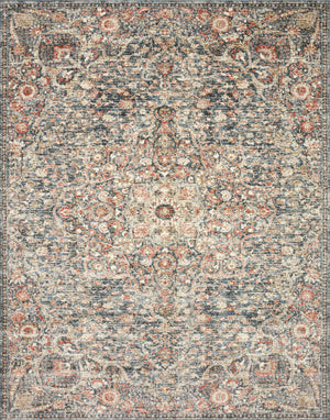 Saban Blue / Spice — a Loloi rug at Laurie Yapp Home.