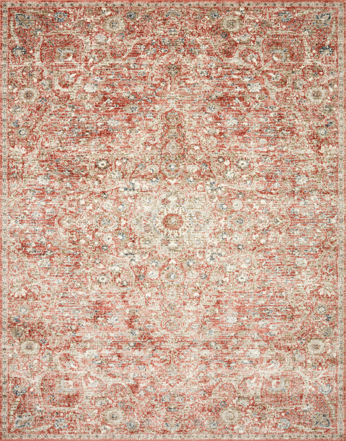 Saban Rust / Beige — a Loloi rug at Laurie Yapp Home.