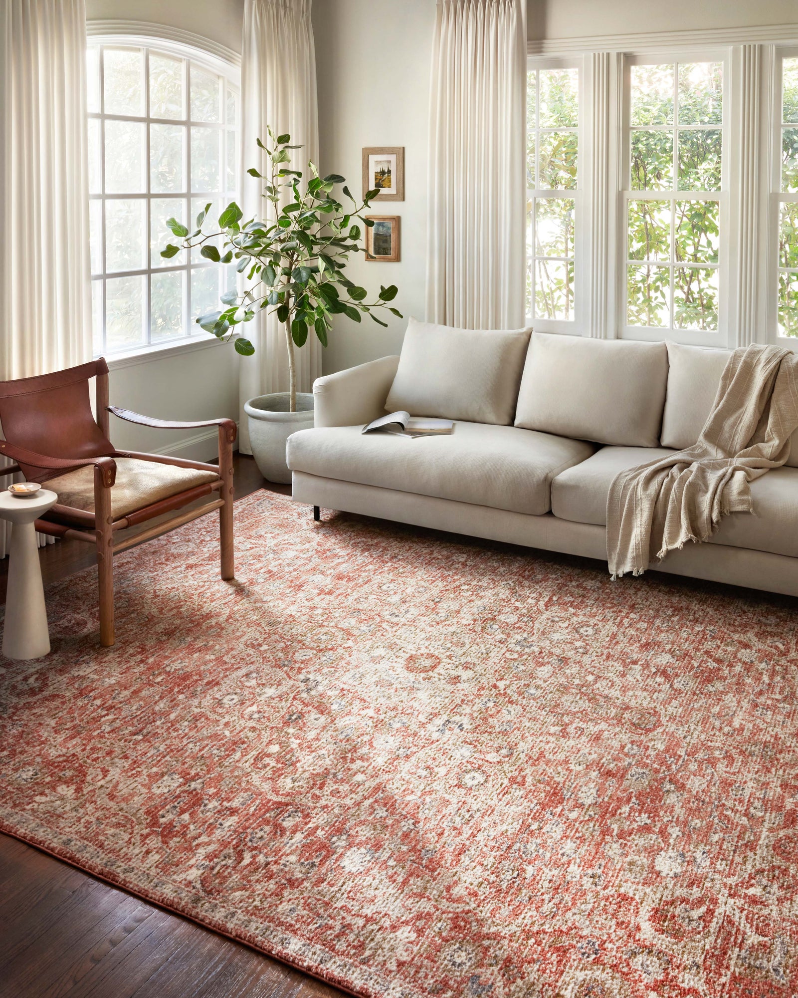 Saban Rust / Beige — a Loloi rug at Laurie Yapp Home.
