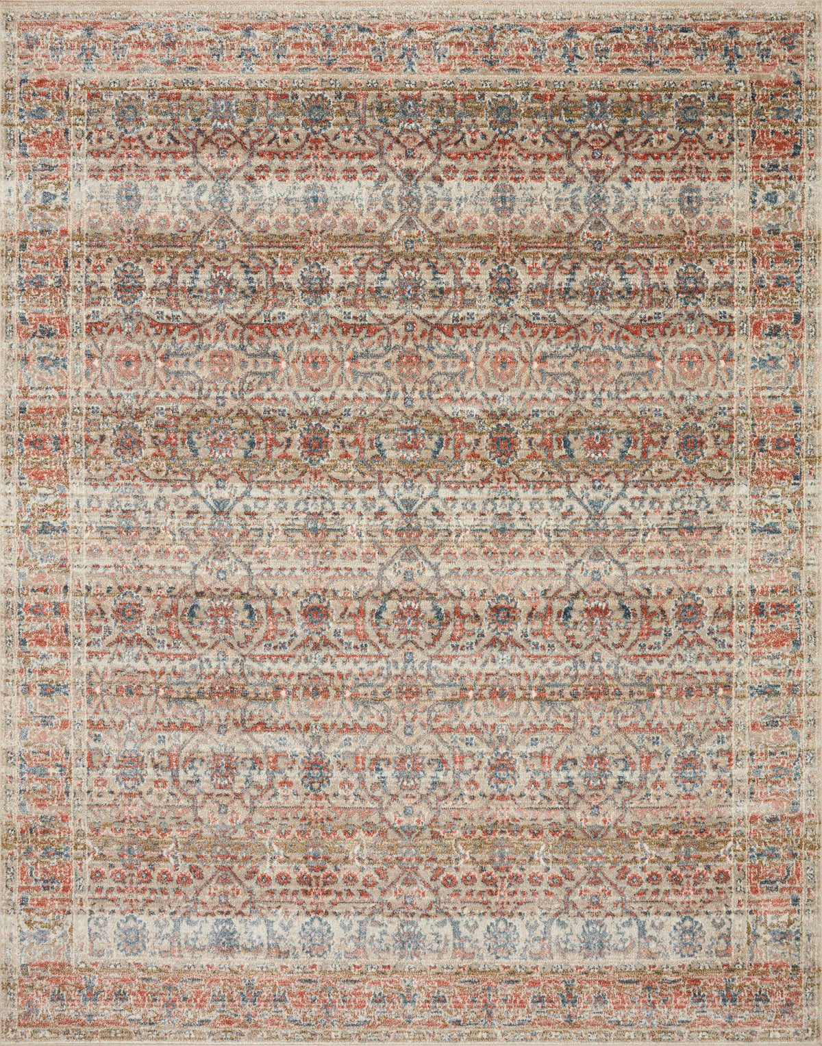Saban Sand / Rust — a Loloi rug at Laurie Yapp Home.
