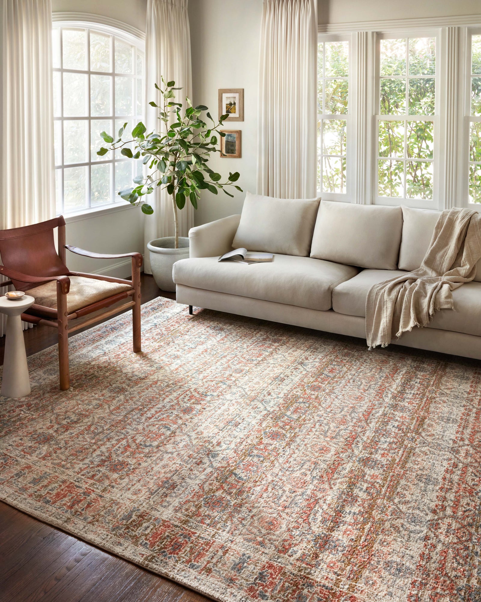 Saban Sand / Rust — a Loloi rug at Laurie Yapp Home.