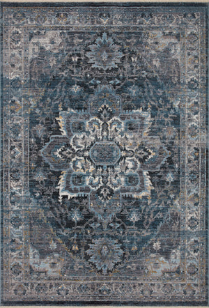 Samra Denim / Grey — a Loloi rug at Laurie Yapp Home.