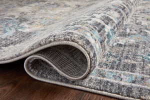 Samra Grey / Multi shown from a different angle to reveal its pattern.
