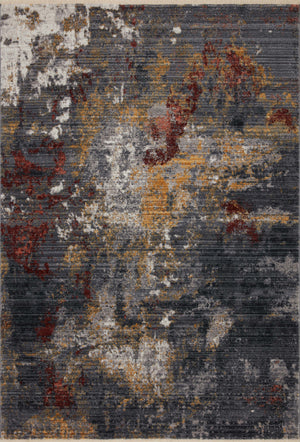 Samra Dk. Grey / Spice — a Loloi rug at Laurie Yapp Home.
