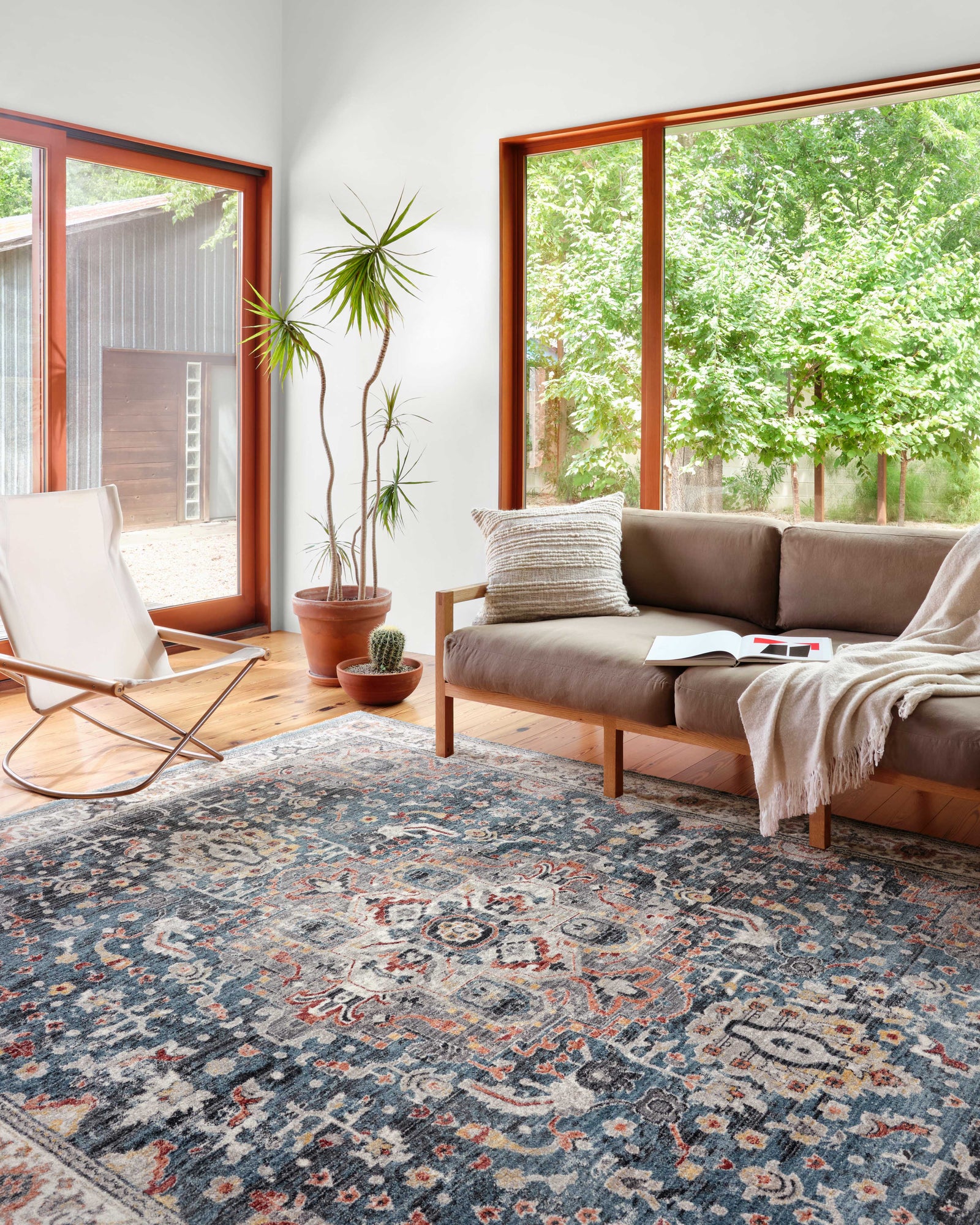 Samra Slate / Multi — a Loloi rug at Laurie Yapp Home.