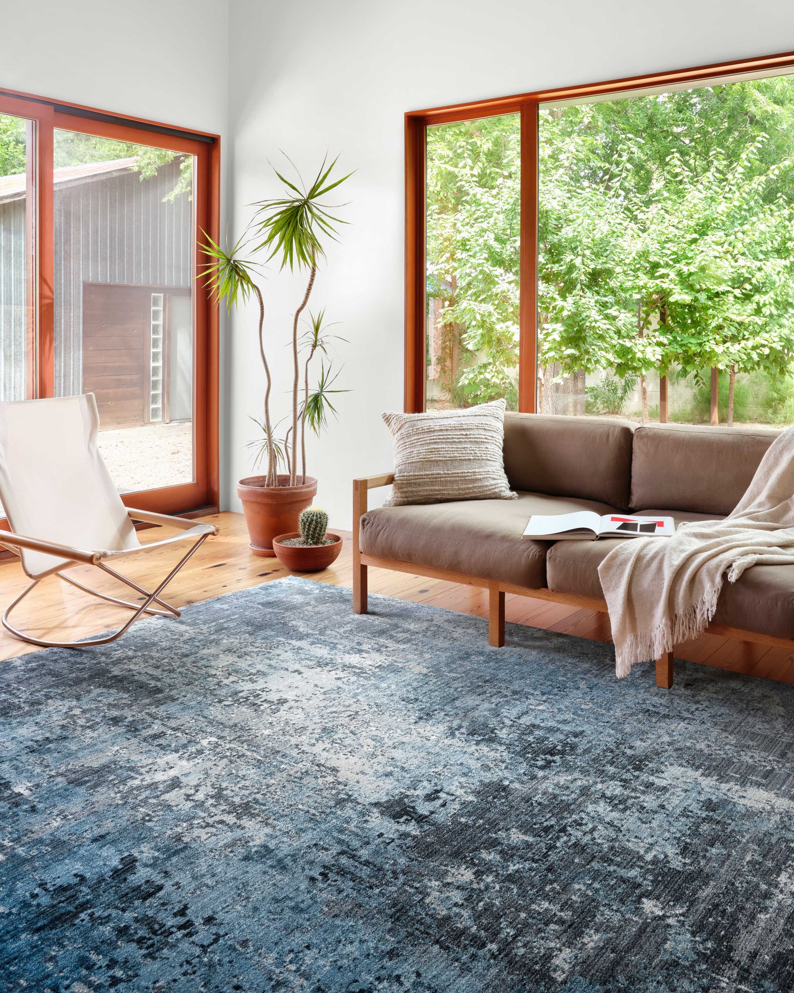 Samra Charcoal / Sky — a Loloi rug at Laurie Yapp Home.