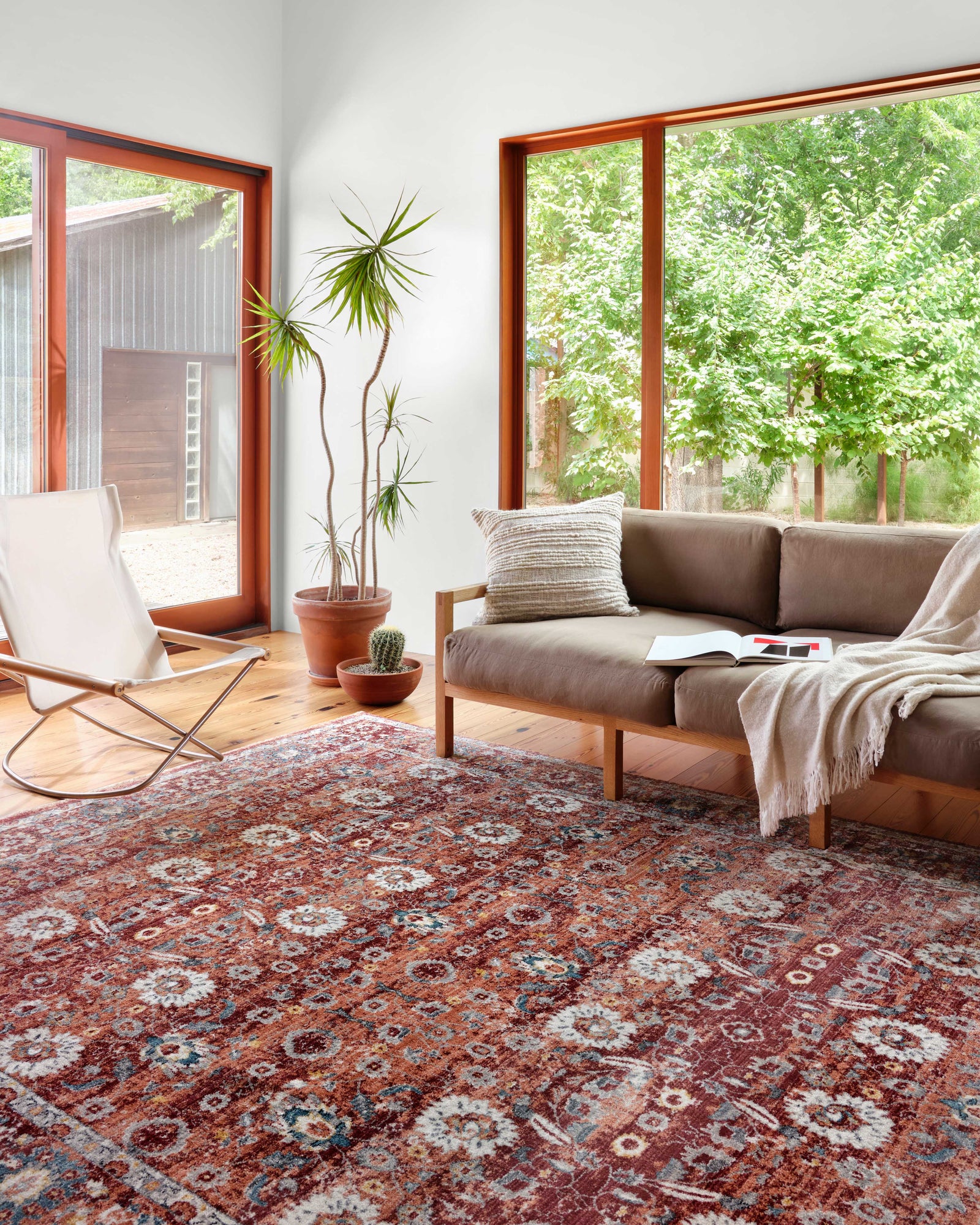 Samra Brick / Multi — a Loloi rug at Laurie Yapp Home.