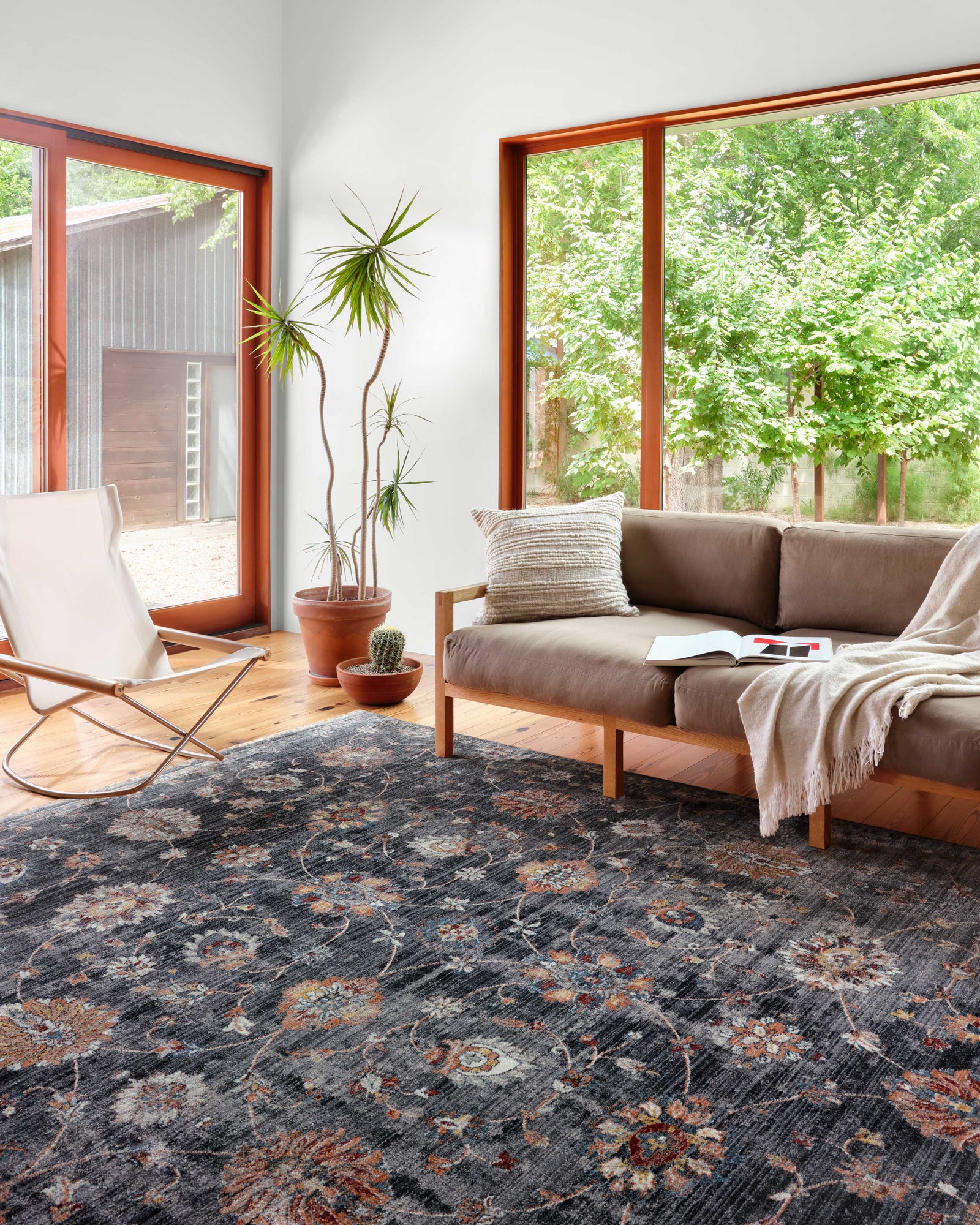 Samra Charcoal / Multi — a Loloi rug at Laurie Yapp Home.