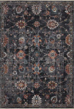 Samra Charcoal / Multi — a Loloi rug at Laurie Yapp Home.