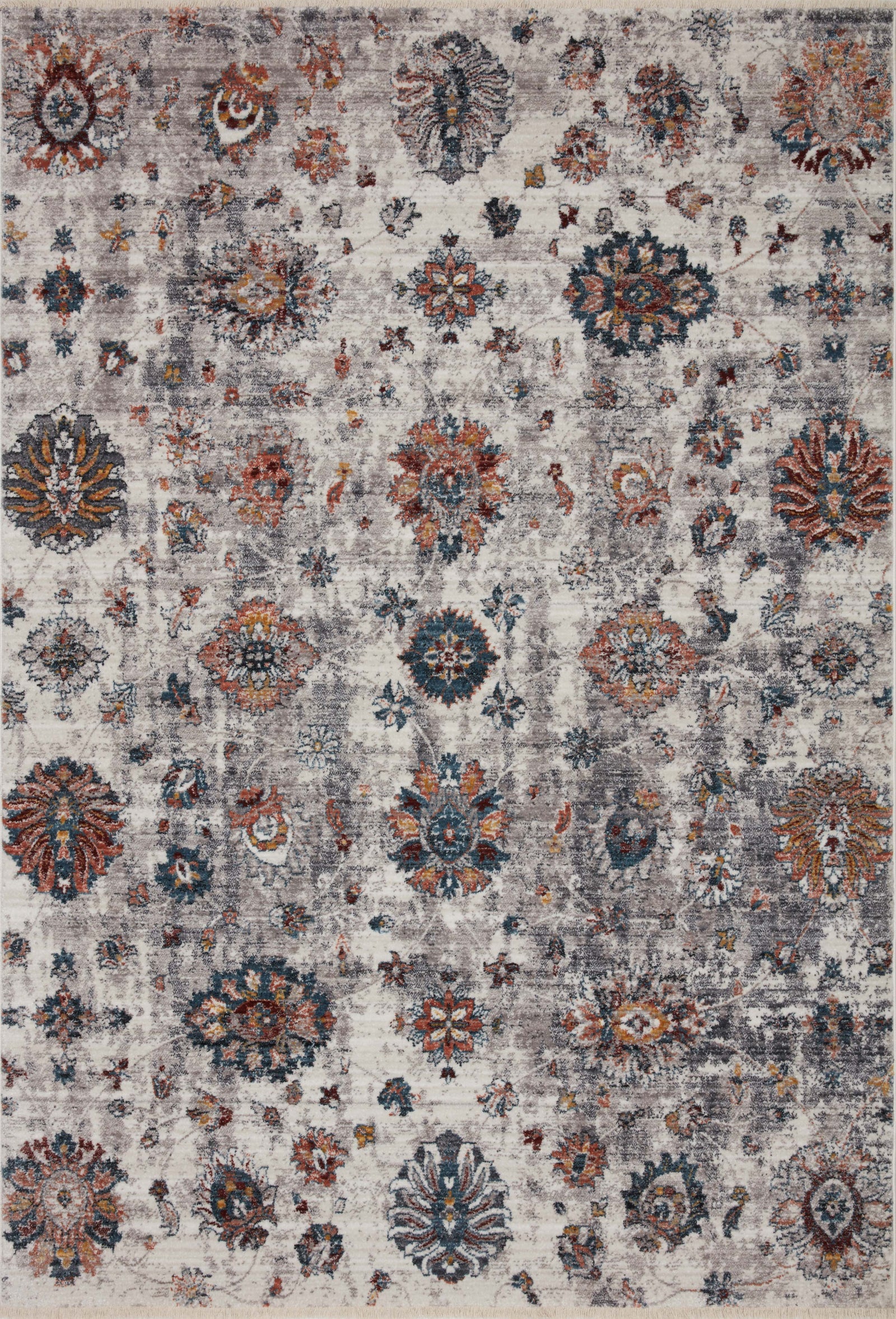 Samra Ivory / Multi — a Loloi rug at Laurie Yapp Home.