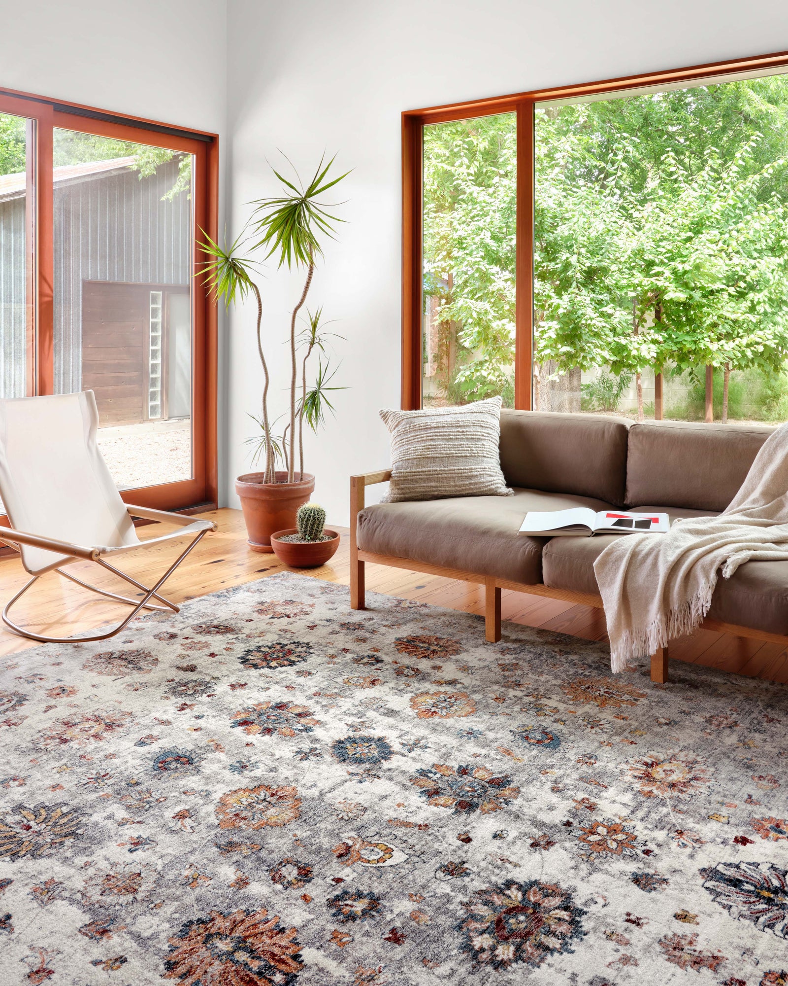 Samra Ivory / Multi — a Loloi rug at Laurie Yapp Home.