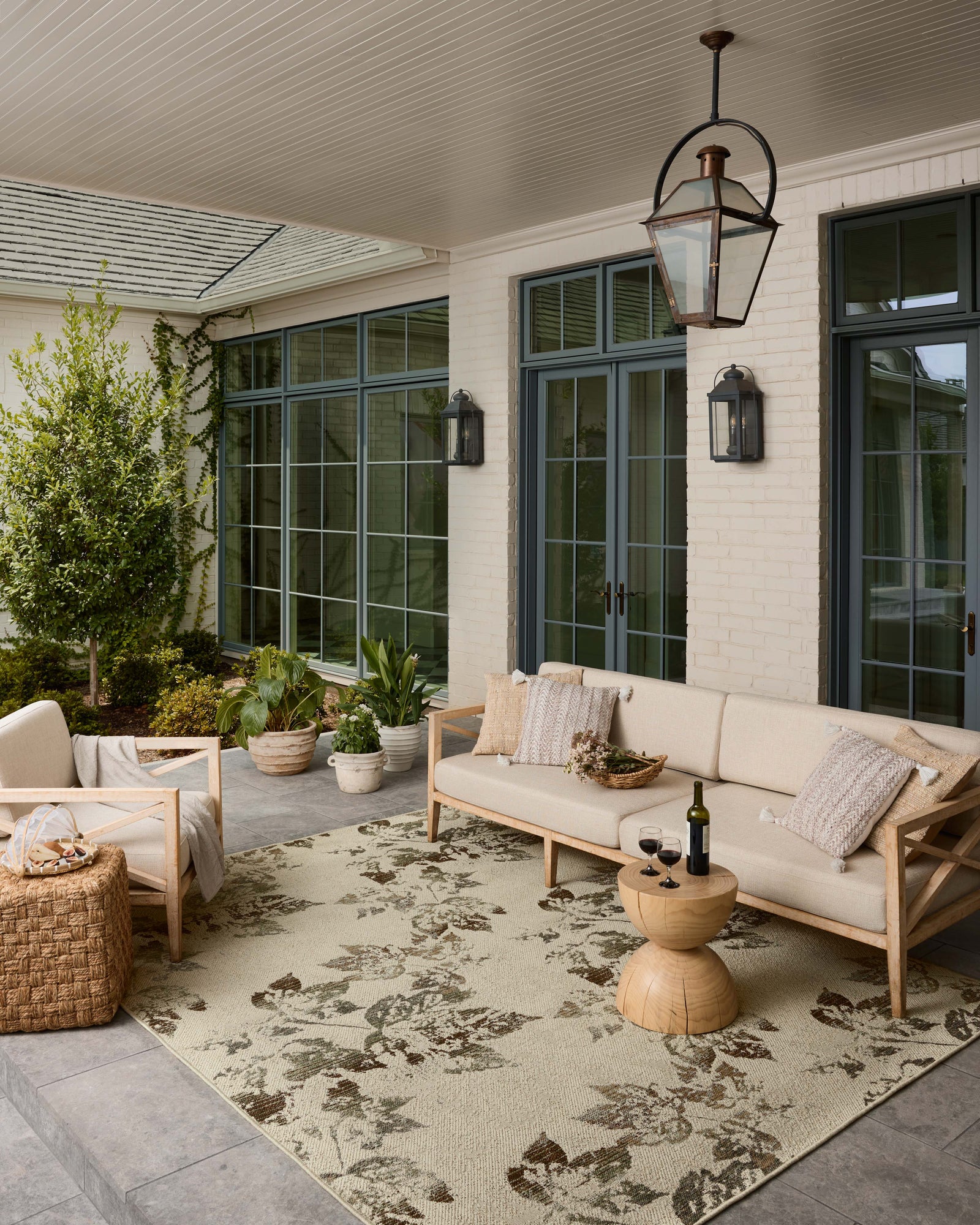 Saylor Ivory / Bark — a Loloi rug at Laurie Yapp Home.