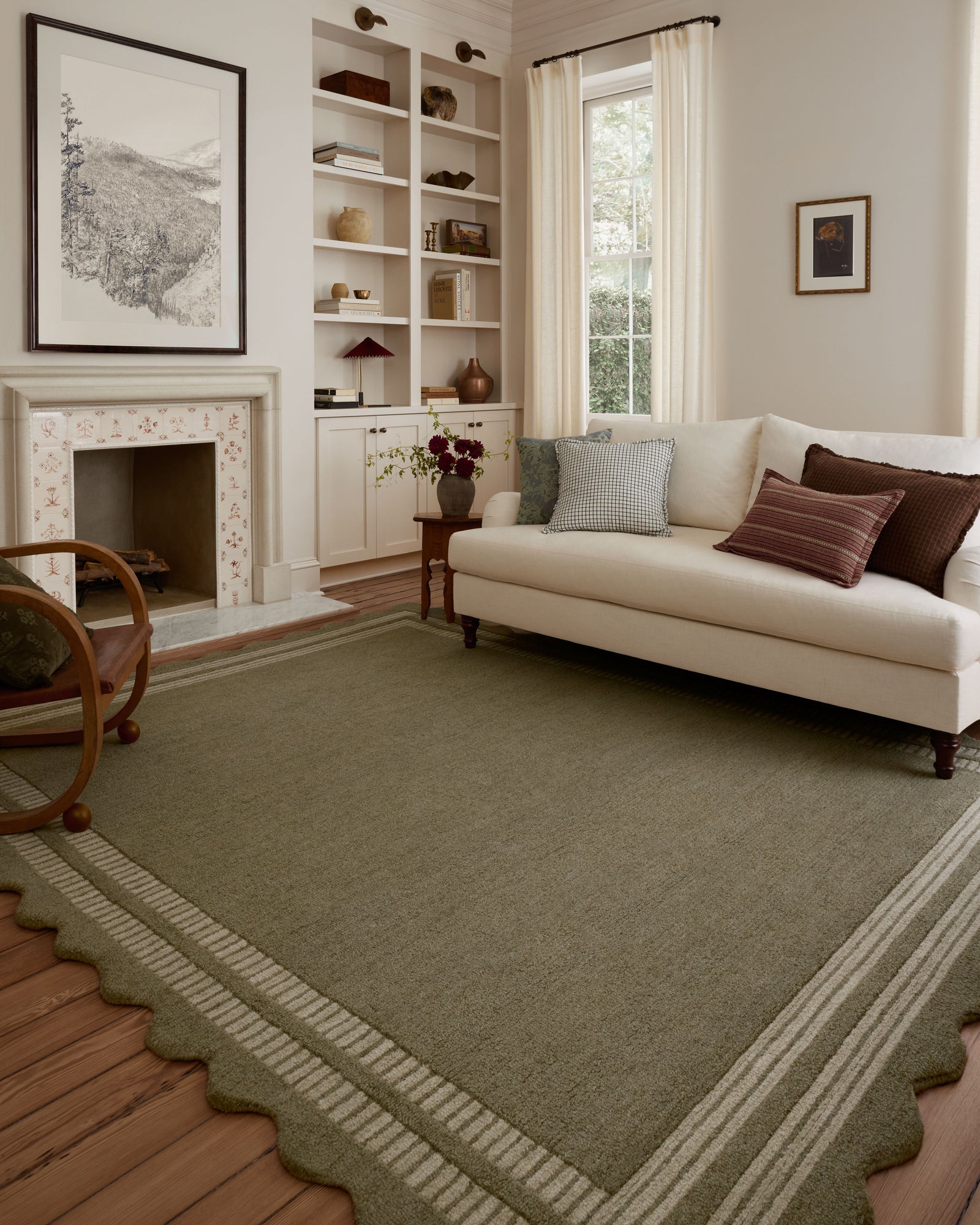 Scottie Olive / Pebble — a Loloi rug at Laurie Yapp Home.
