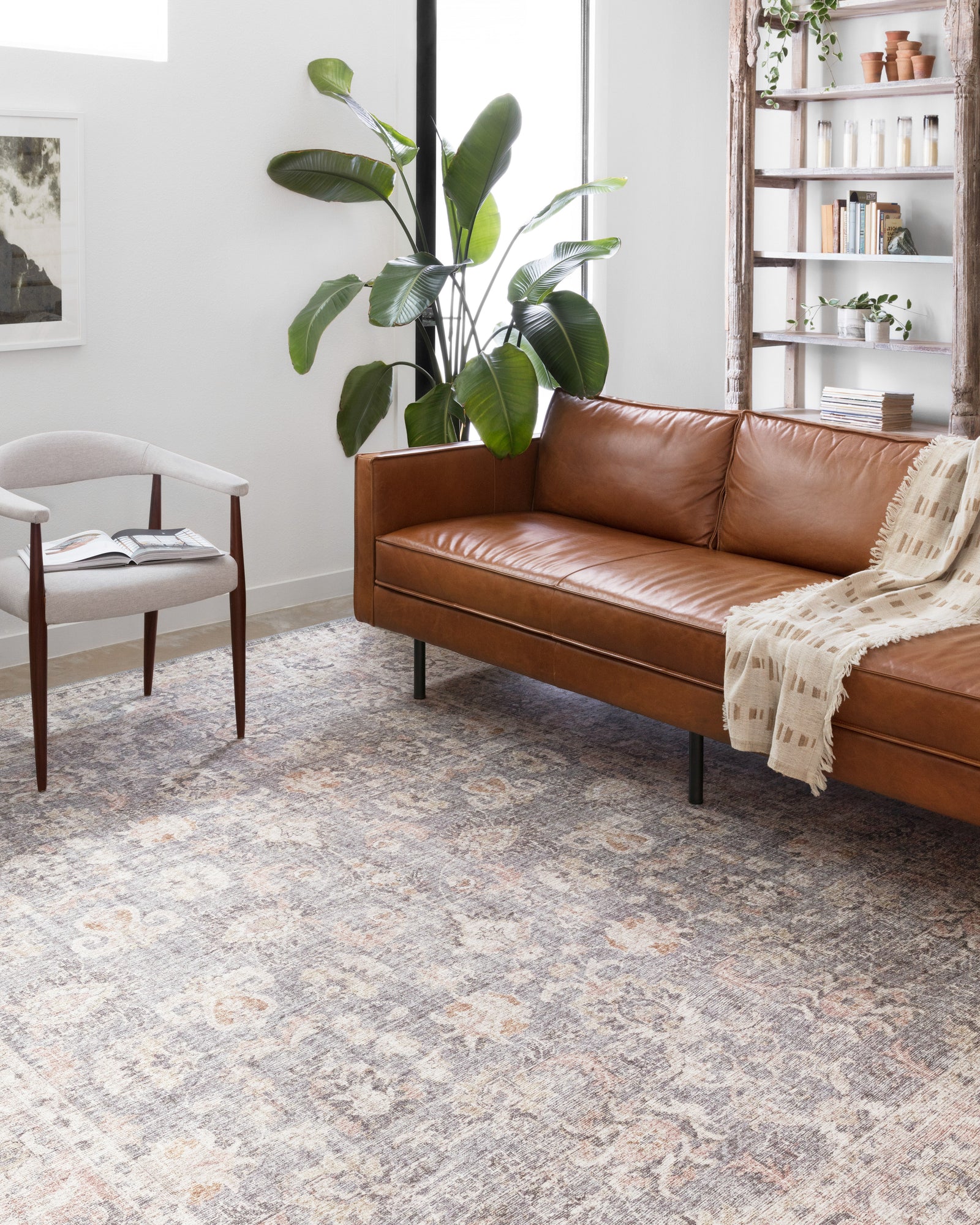 Skye Grey / Apricot — a Loloi rug at Laurie Yapp Home.