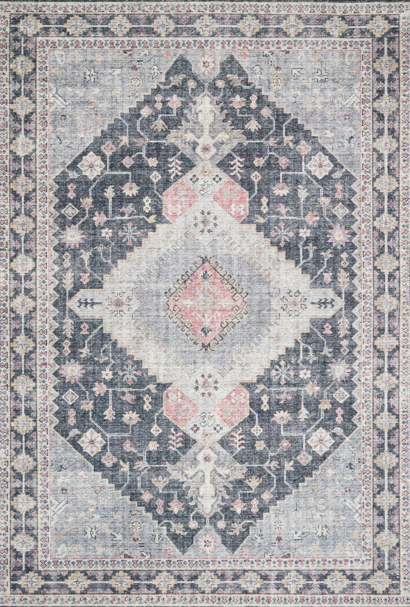 Skye Charcoal / Multi — a Loloi rug at Laurie Yapp Home.