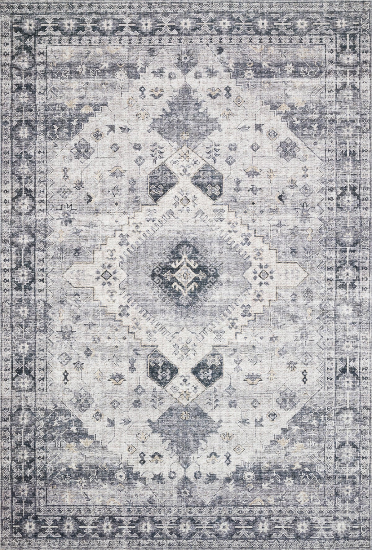 Skye Silver / Grey — a Loloi rug at Laurie Yapp Home.