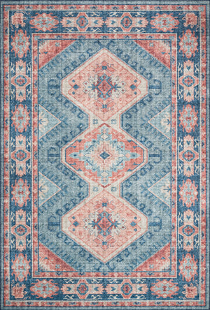 Skye Turquoise / Terracotta — a Loloi rug at Laurie Yapp Home.