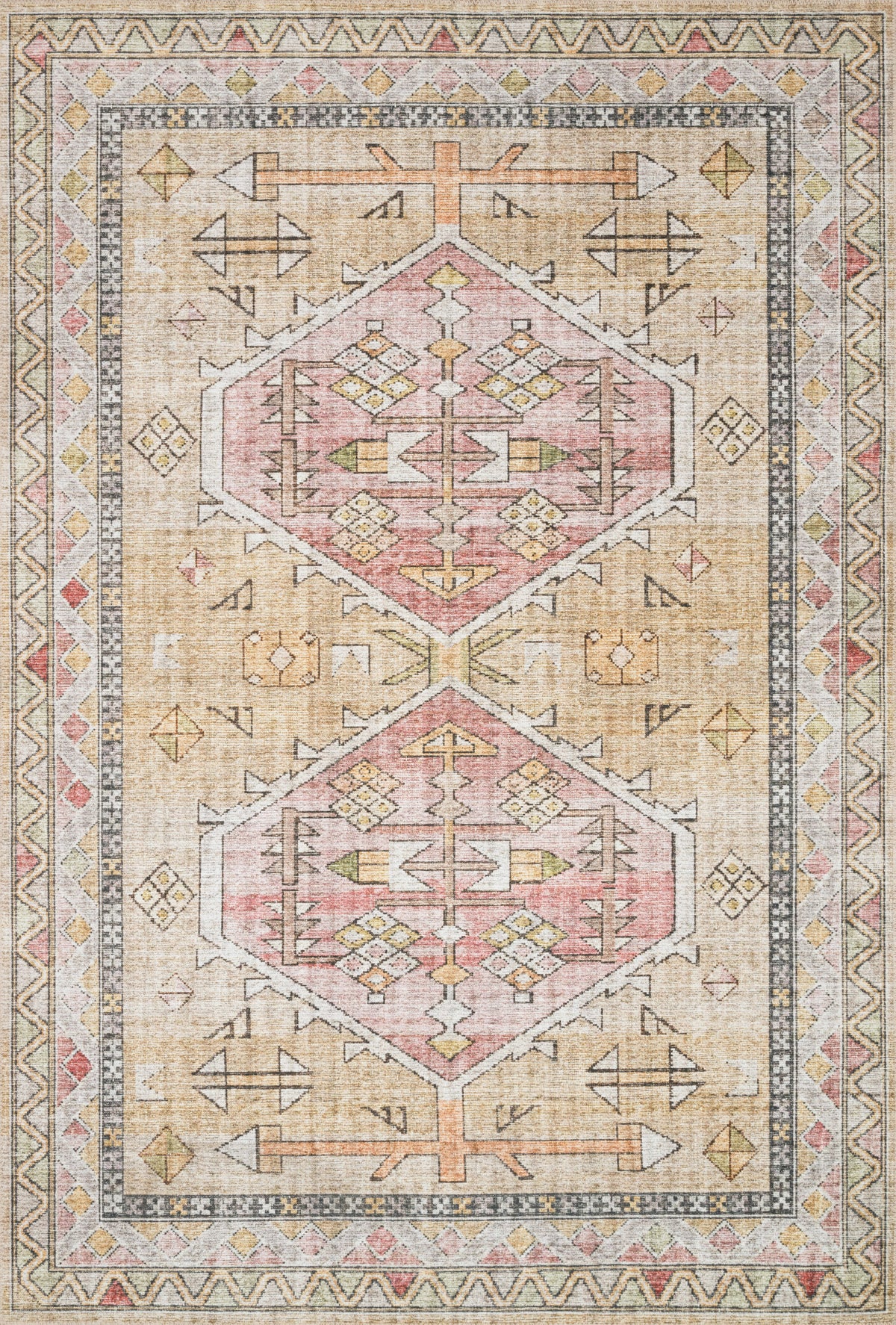 Skye Gold / Blush — a Loloi rug at Laurie Yapp Home.