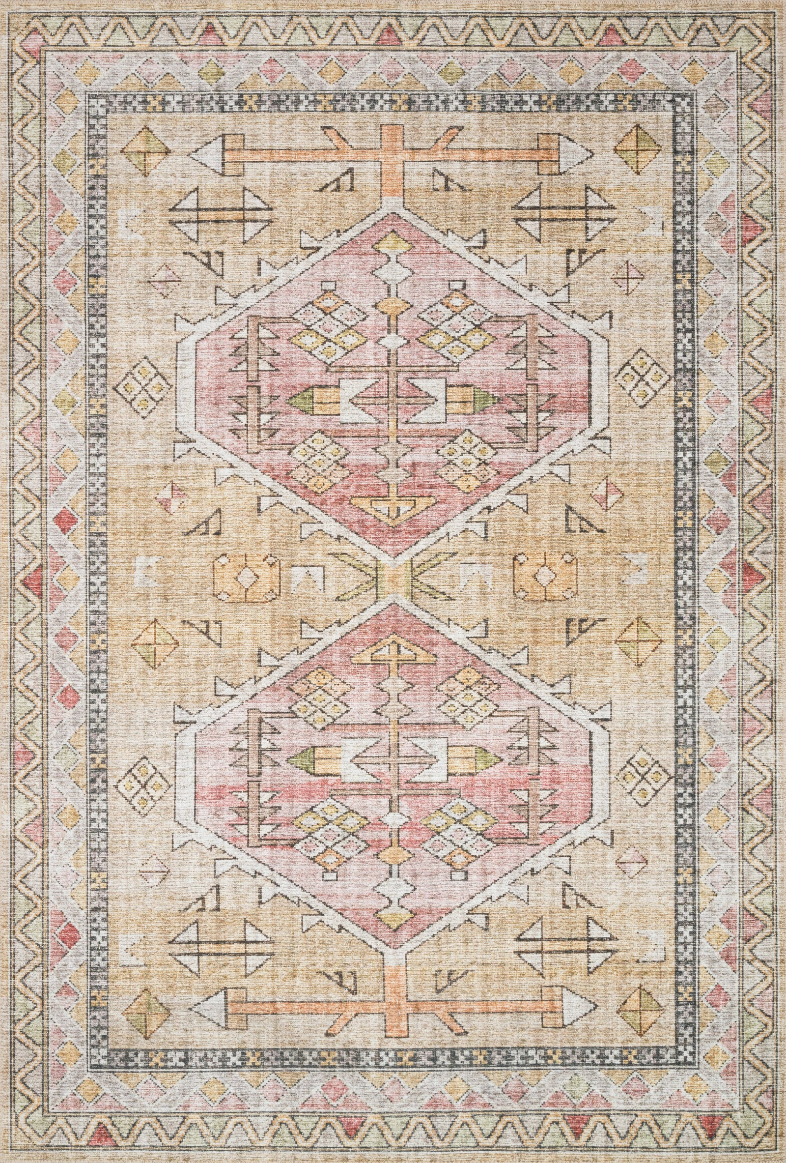 Skye Gold / Blush — a Loloi rug at Laurie Yapp Home.