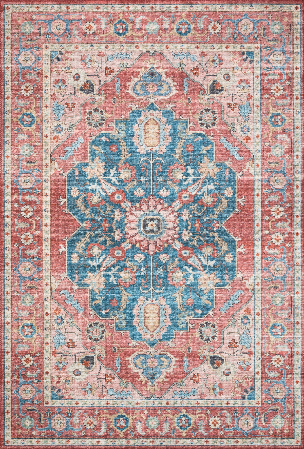 Skye Brick / Ocean — a Loloi rug at Laurie Yapp Home.
