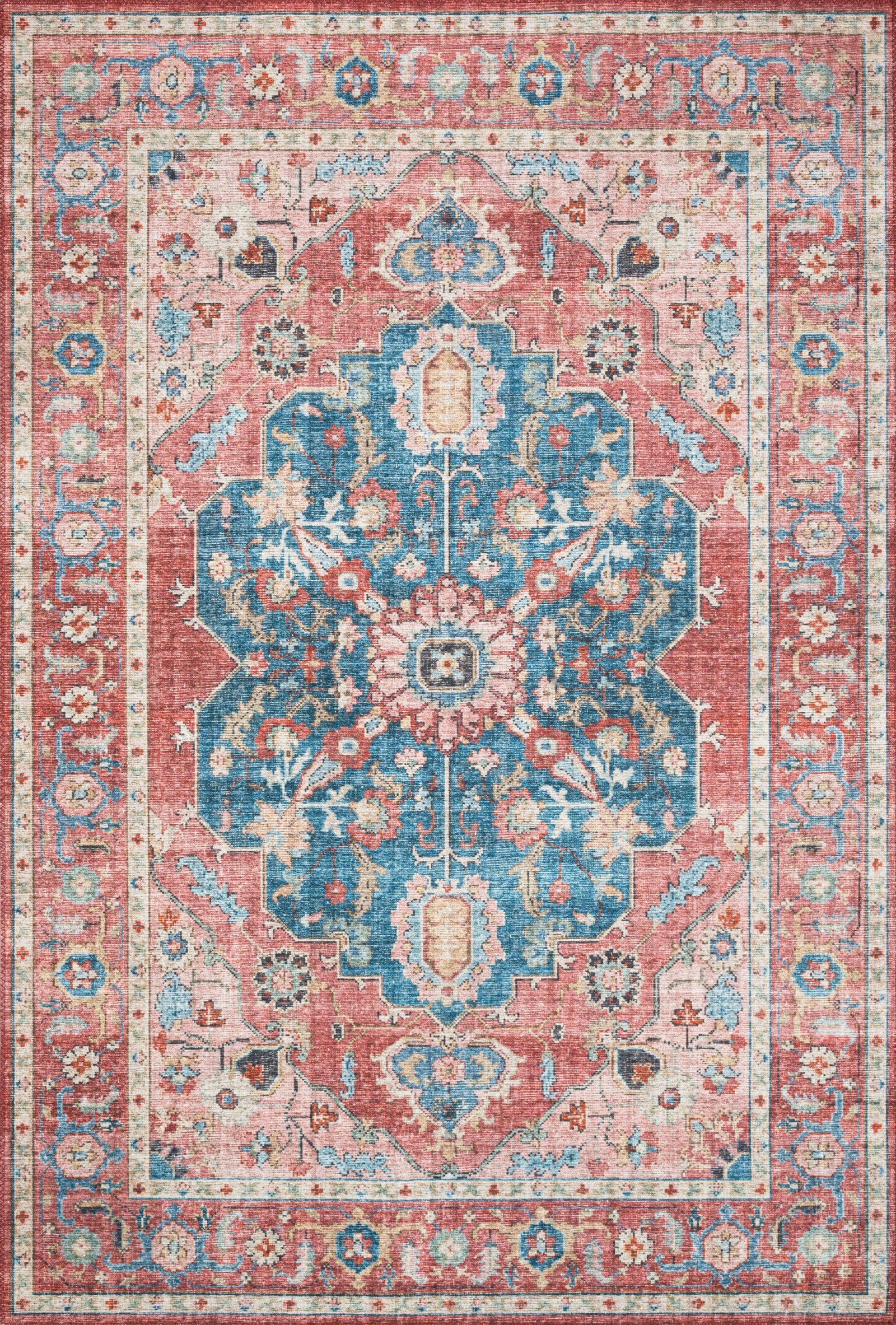 Skye Brick / Ocean — a Loloi rug at Laurie Yapp Home.