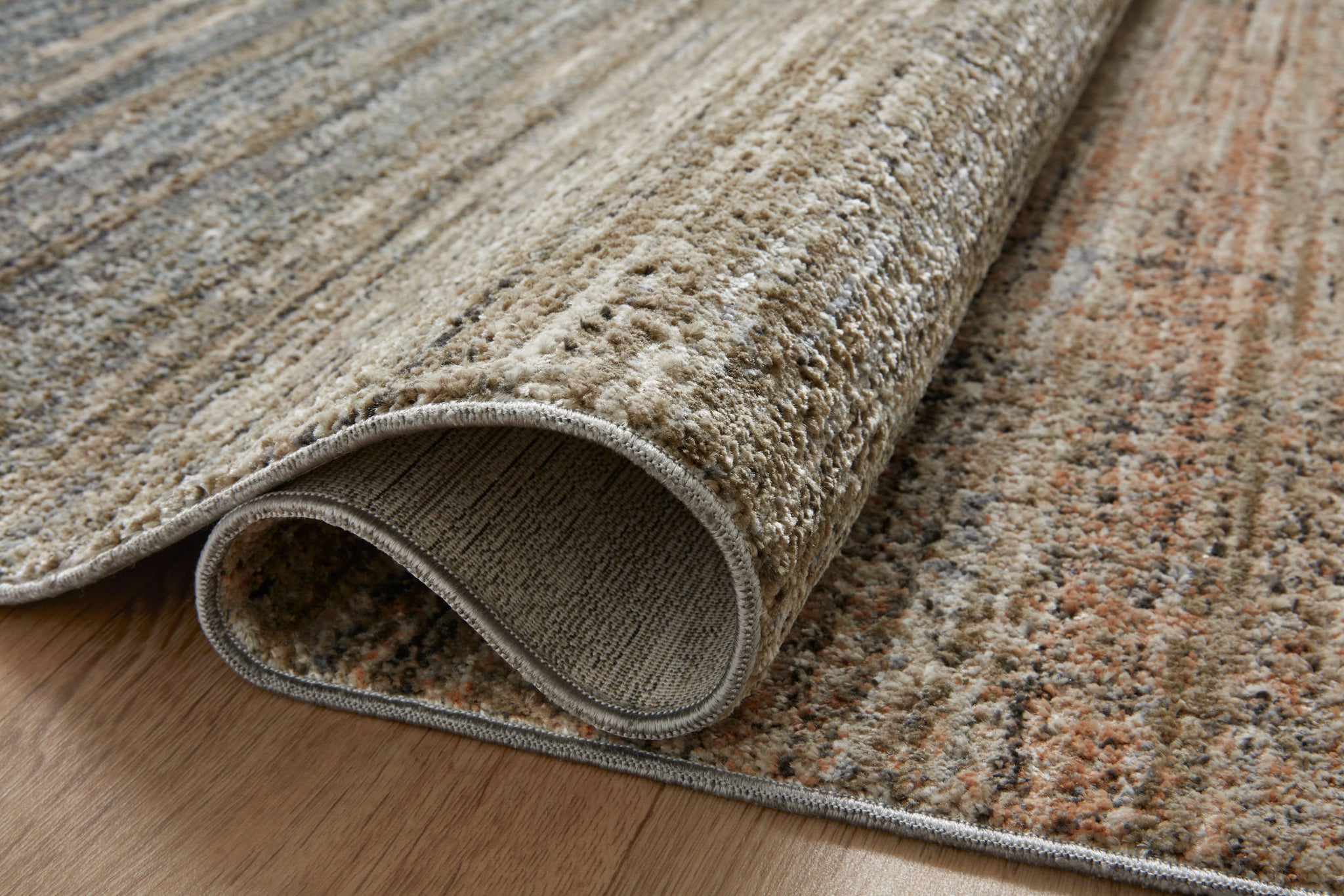 Close-up detail of the Soho Earth / Multi showing its pile and weave.