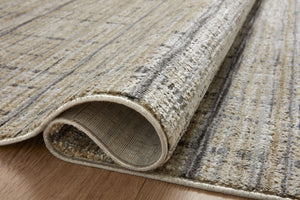 Close-up detail of the Soho Pebble / Charcoal showing its pile and weave.