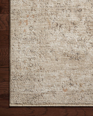 Side view of the Sonnet Sand / Taupe rug.
