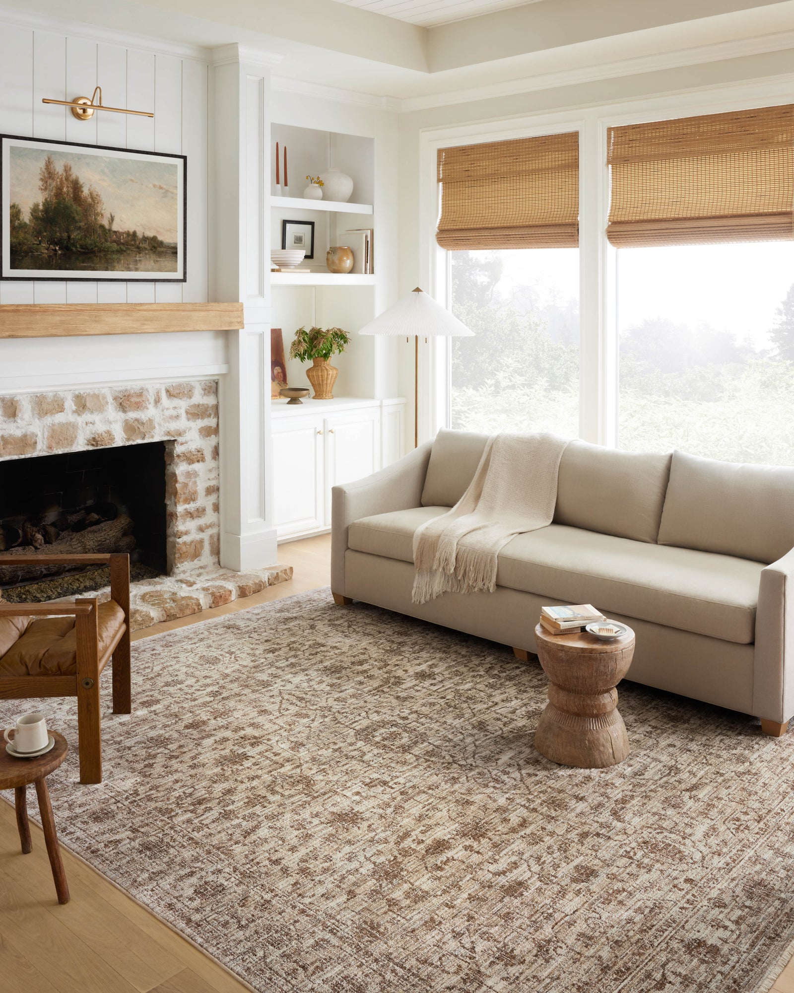 Sorrento Bark / Natural — a Loloi rug at Laurie Yapp Home.