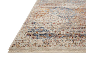 Sorrento Ivory / Multi shown from a different angle to reveal its pattern.
