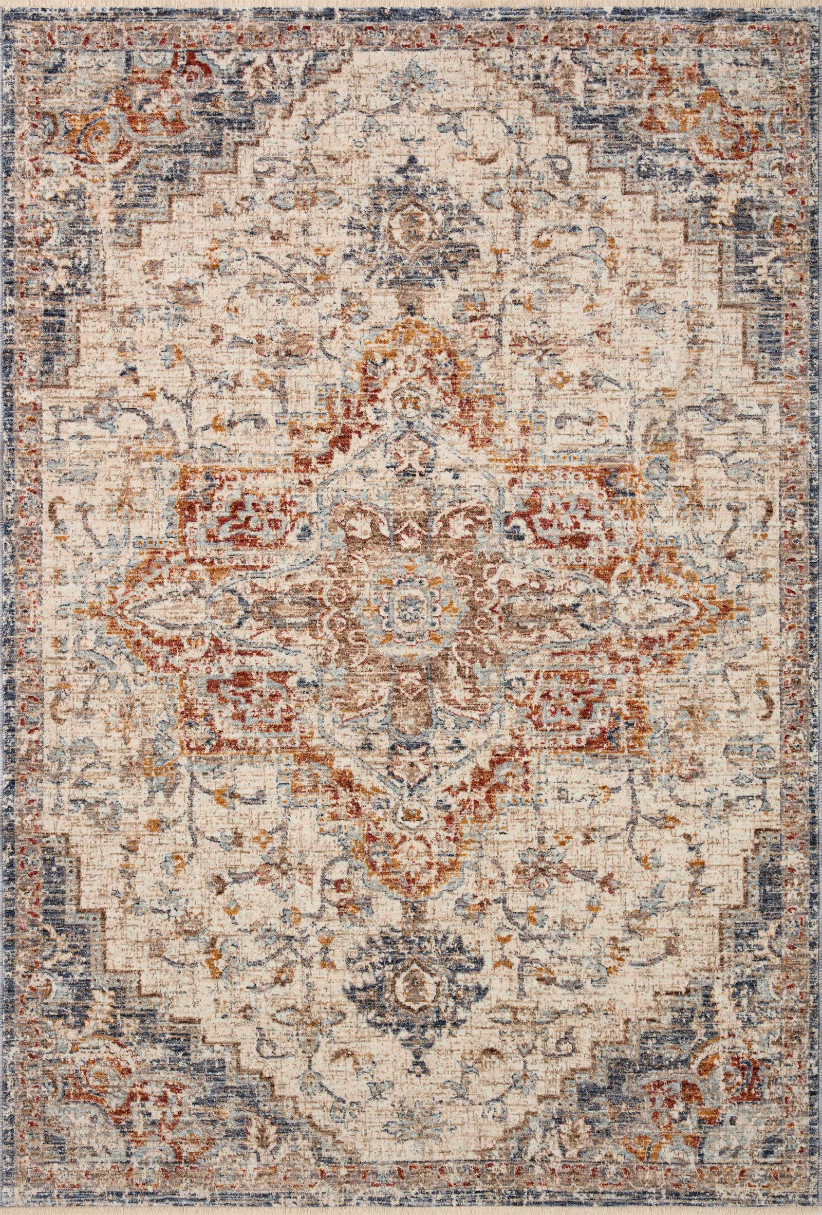 Sorrento Ivory / Fiesta — a Loloi rug at Laurie Yapp Home.