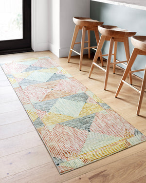 Spectrum Ivory / Multi shown from a different angle to reveal its pattern.