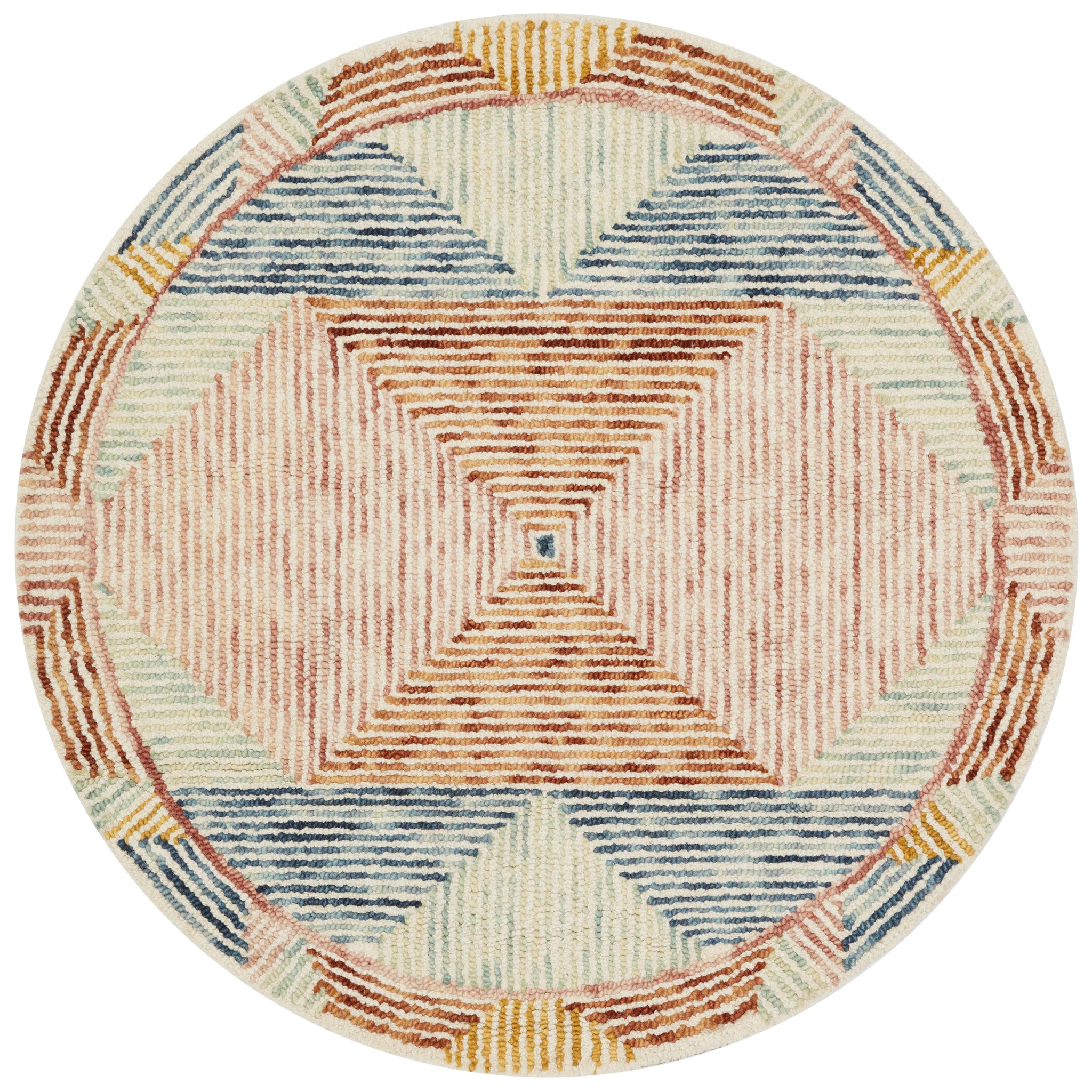 Spectrum Ivory / Multi shown from a different angle to reveal its pattern.
