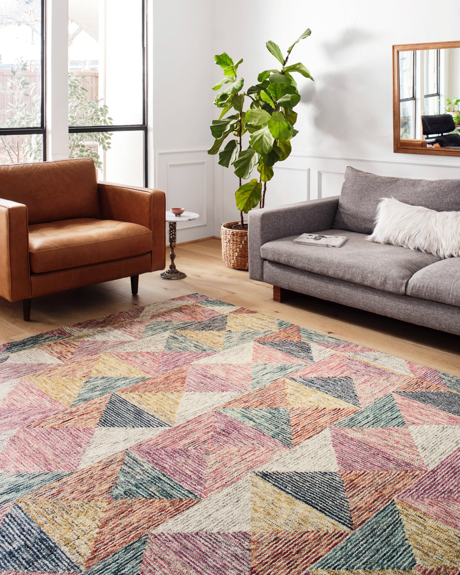 Spectrum Silver / Fiesta — a Loloi rug at Laurie Yapp Home.