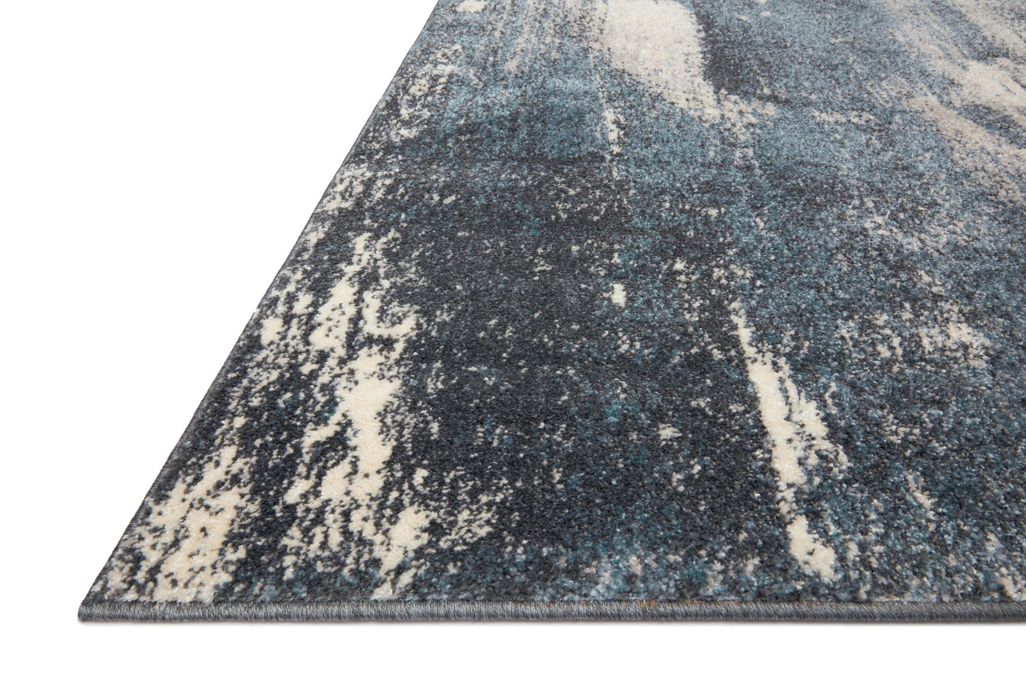 Spirit Indigo / Ivory shown from a different angle to reveal its pattern.
