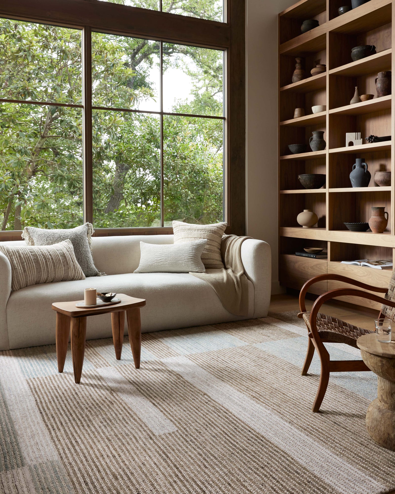 Stiles Tobacco / Lagoon — a Loloi rug at Laurie Yapp Home.