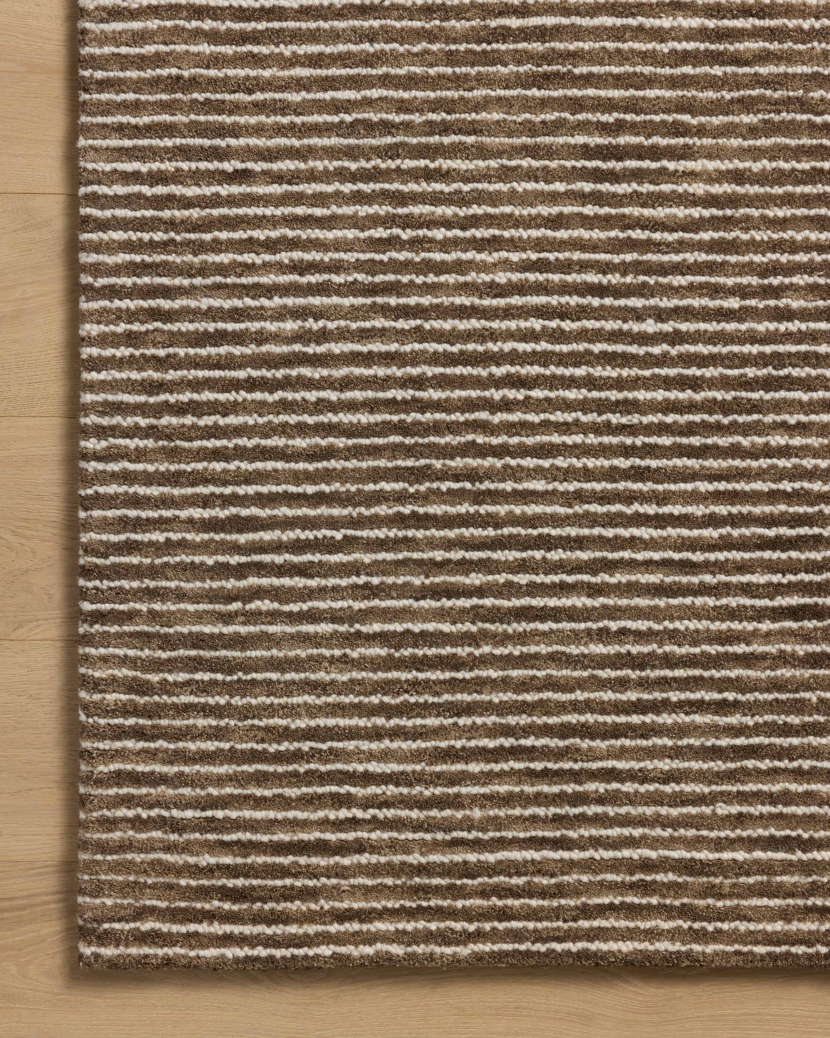 Sunday Mocha / Ivory shown from a different angle to reveal its pattern.