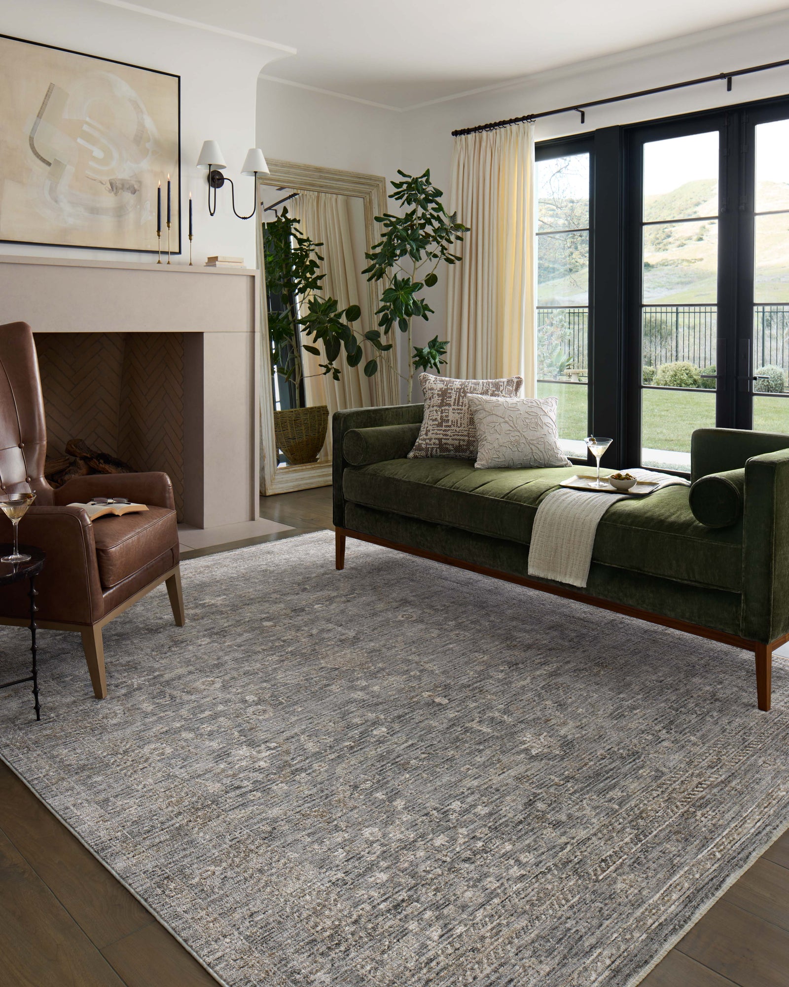 Tabitha Stone / Natural — a Loloi rug at Laurie Yapp Home.